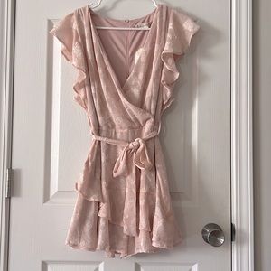 NWT Altar’d State blush pink mini skort dress. Size large